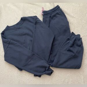 Wild Fable Blue Set of Sweatshirt Size M & Matching Pants Size S excellent shape